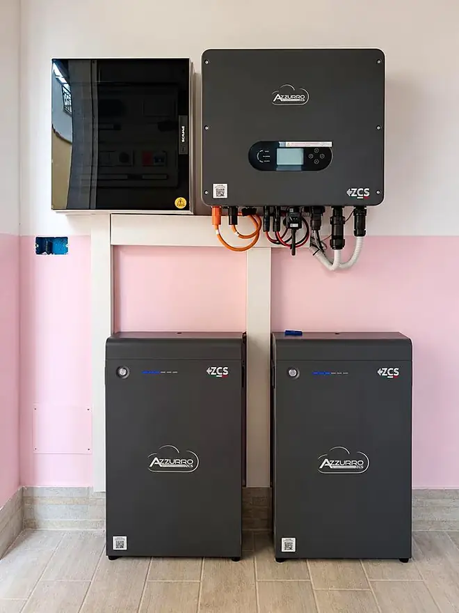 Inverter e batterie di accumulo ZCS Azzurro